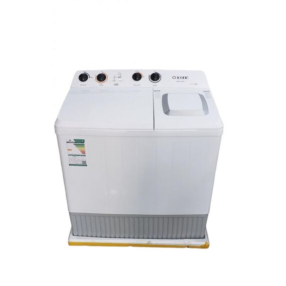 غسالة ايكون 12 كيلو حوضين ابيض موديل WMTT1200