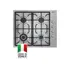سطح غاز مدمج (بلت ان) جنرال سوبريم ,60 سم ,4 شعلات غاز , حديد زهر , أمان كامل, ايطالي , موديل GSH604IGCL